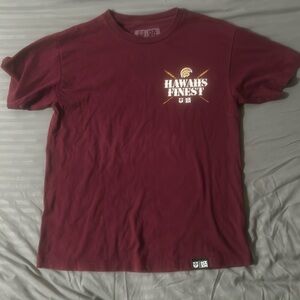 Hawaii’s Finest maroon tee